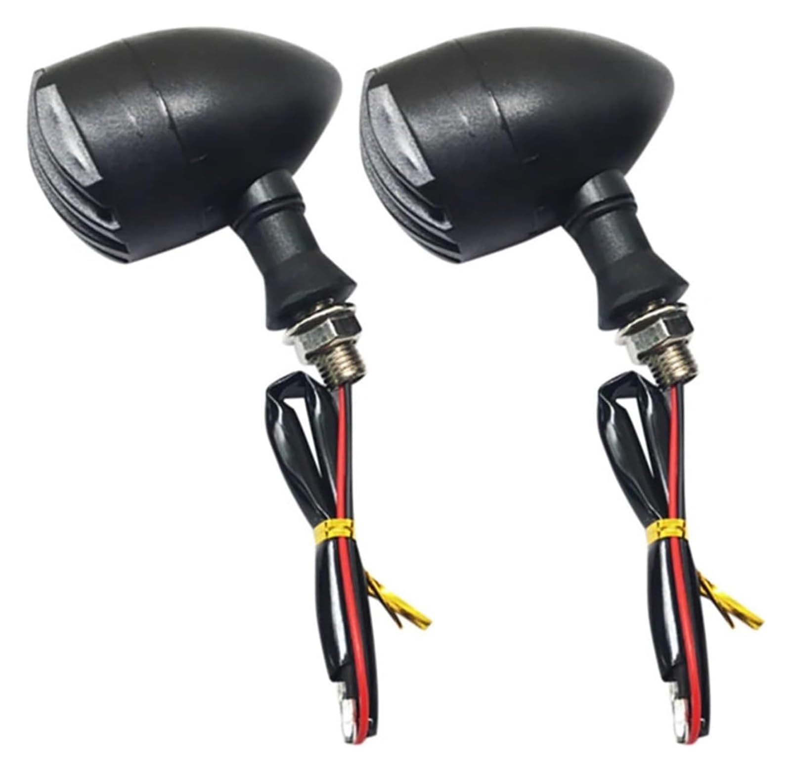 12 V Motocicleta Intermitente Luz Indicadora Intermitentes Tipo Bala Ámbar Bombilla Luces intermitentes moto indicadores