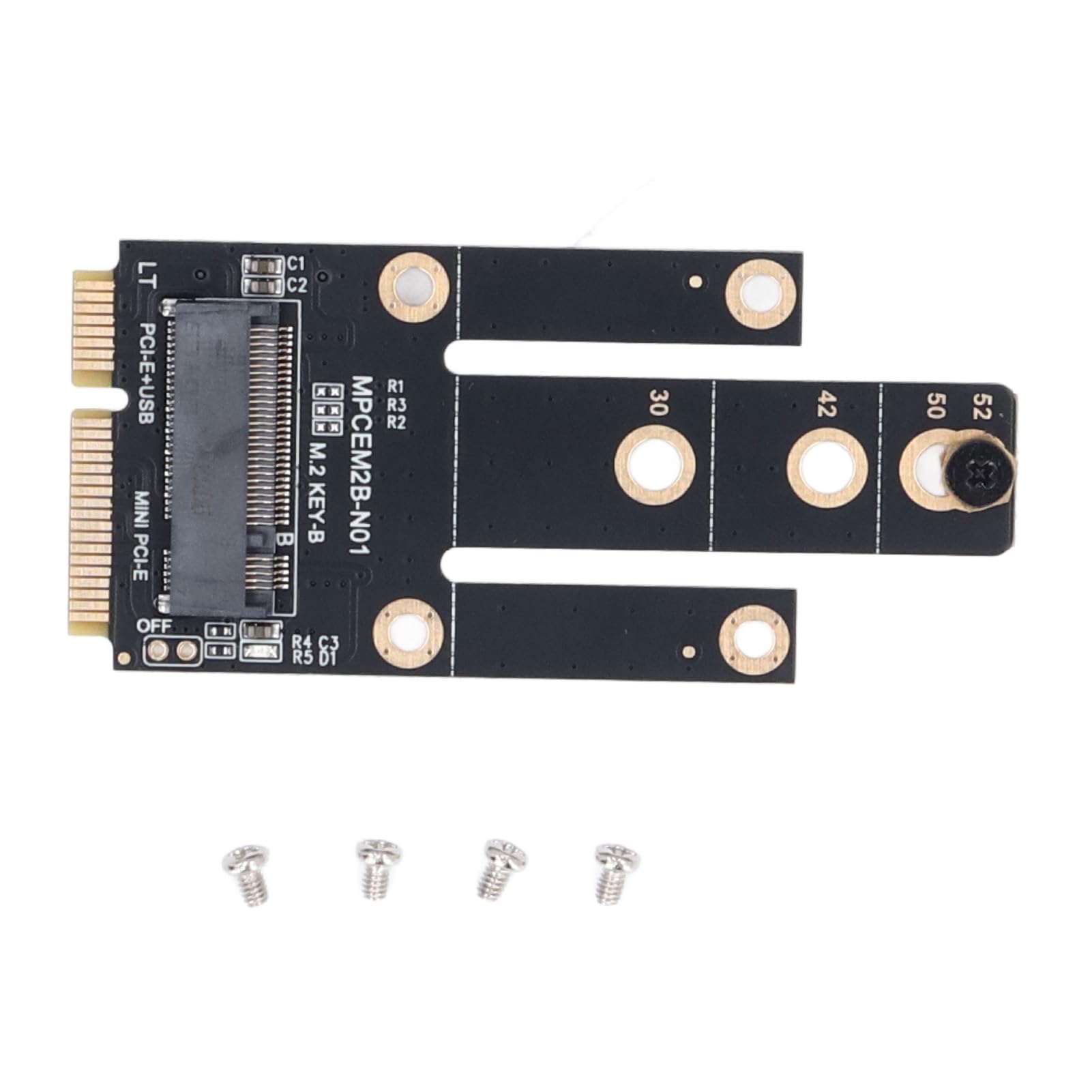 M.2 to PCIe Converter for Laptop - Mini PCIe to M.2 Adapter, PCB Mini PCI Express Adapter for NGFF M.2 & Nano SIM Card Slot Compatible with 5G/4G/3G