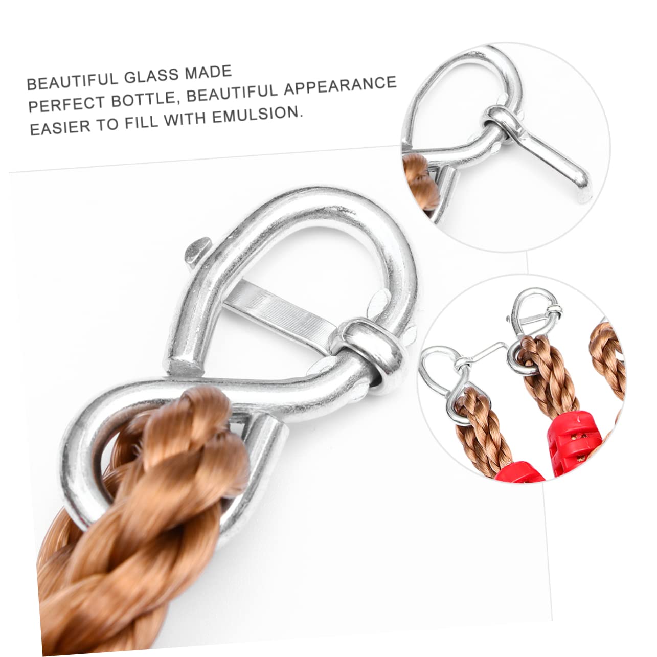 ifundom 6 Pezzi Cinghie Regolabili per Esterno Nylon con Moschettoni Kit Fissaggio per Casual Colore Casuale