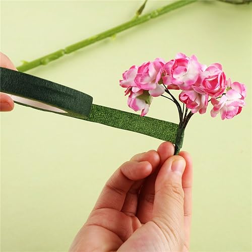 Miniatura 28 de DECORA 1 rollo de cinta floral negra de 1/2 pulgada por 30 yardas para ramo de tallo para arreglos florales, proyectos de manualidades, ramilletes
