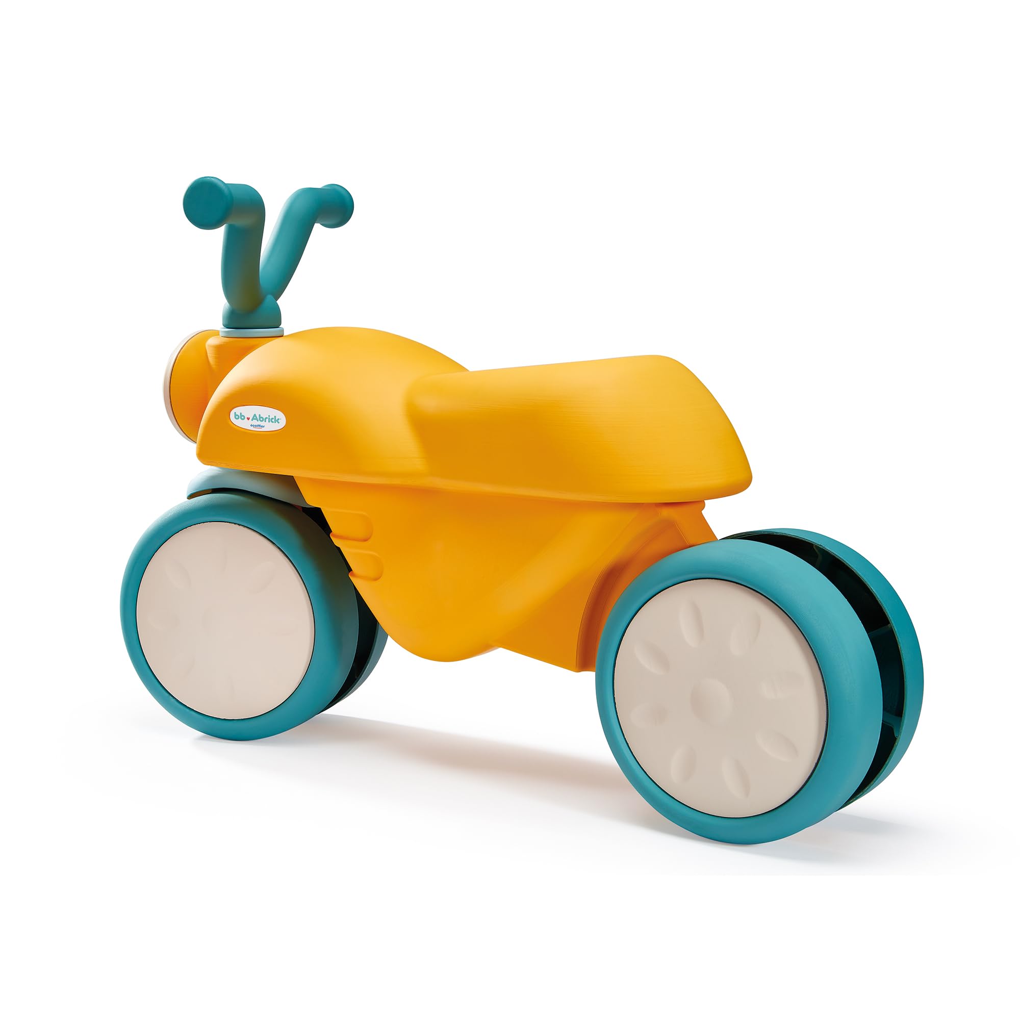 Ecoiffier BB Abrick Mi Primera Moto, Moto correpasillos sin Pedales para bebés, diseño Estable y ergonómico, Juguete para desarrollar Equilibrio y motricidad Desde 12 Meses (7900007949)