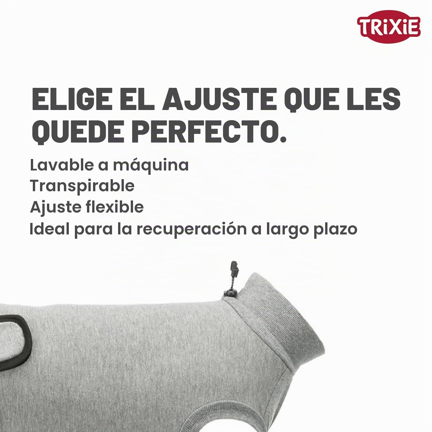 Trixie Body Protector para Gatos, S–M, Gris