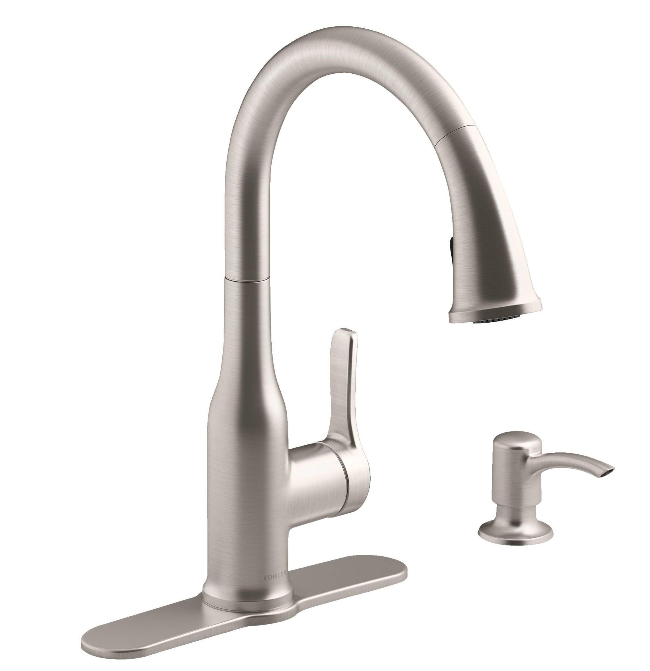 Kohler Cruce R26372-SD-VS Single Handle Pull Down Kitchen Faucet