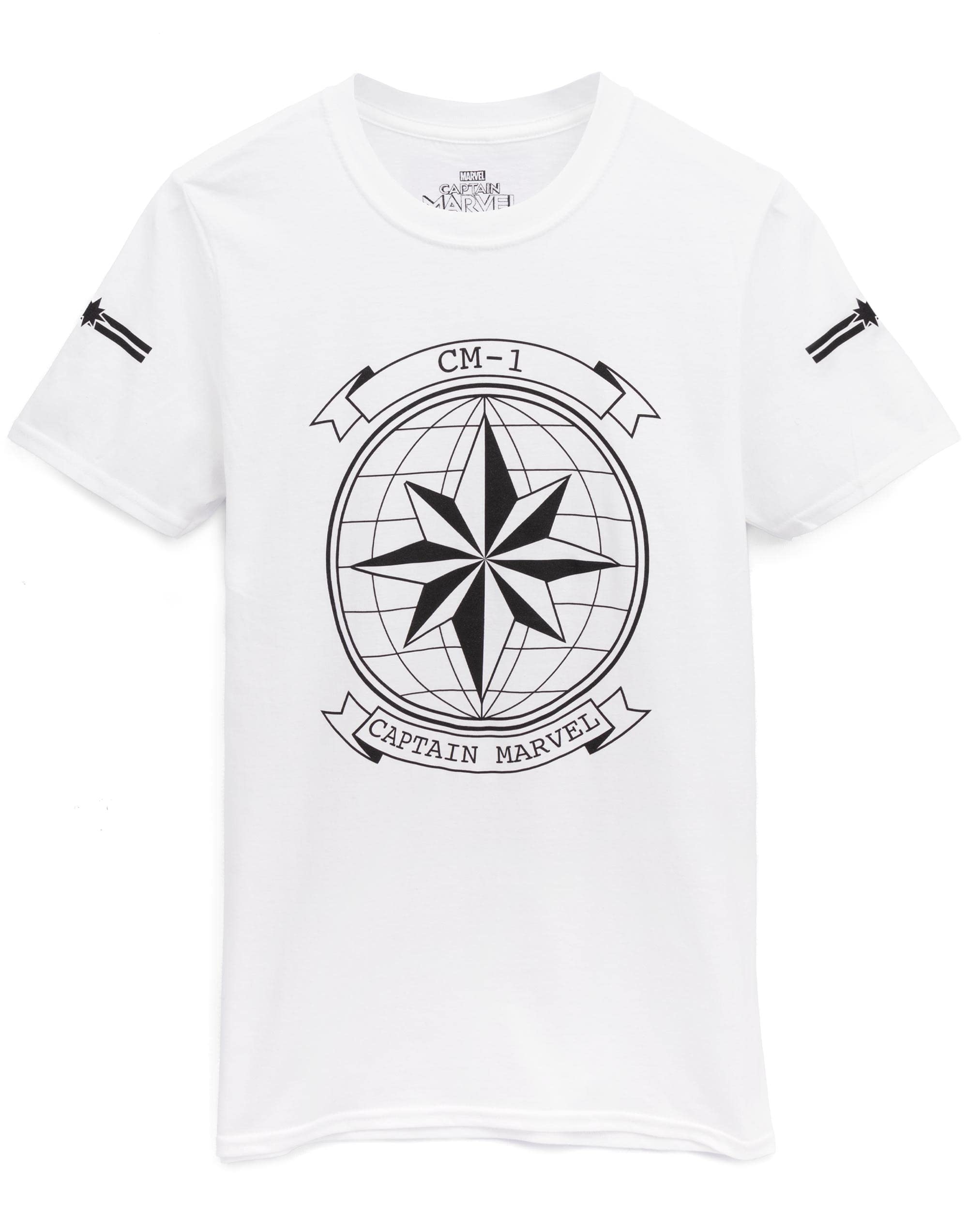 Marvel (Medium) Short Sleeved T-Shirt (Womens White)