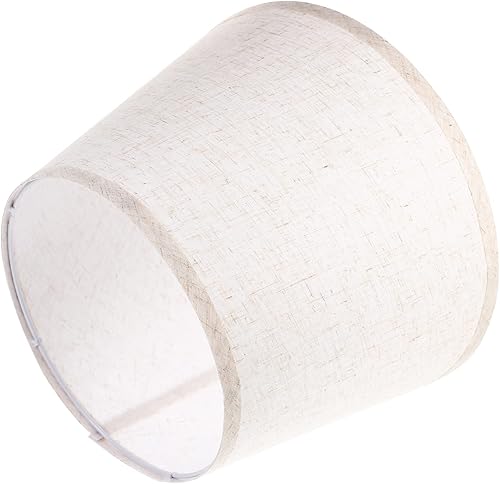 Homoyoyo Pantalla de lámpara de araña de tela para lámparas de pie Hebilla de metal desmontable