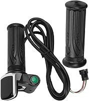 Vista 2 de Empuñadura de acelerador de bicicleta eléctrica, bloqueo de acelerador giratorio de bicicleta eléctrica de 4.9 ft, mango de cable del acelerador