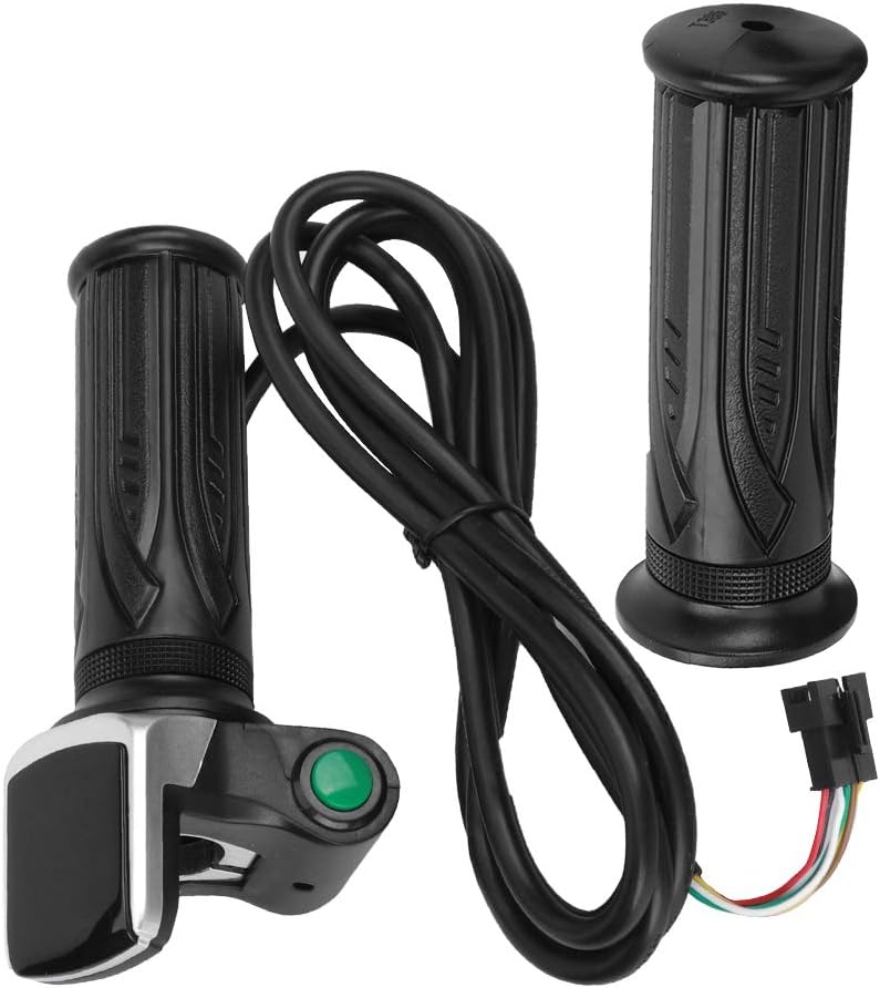 Electric Throttle Grip LCD Electric Quantity Display with Switch Speed Governing Throttle Grip 6 Cores (48V)