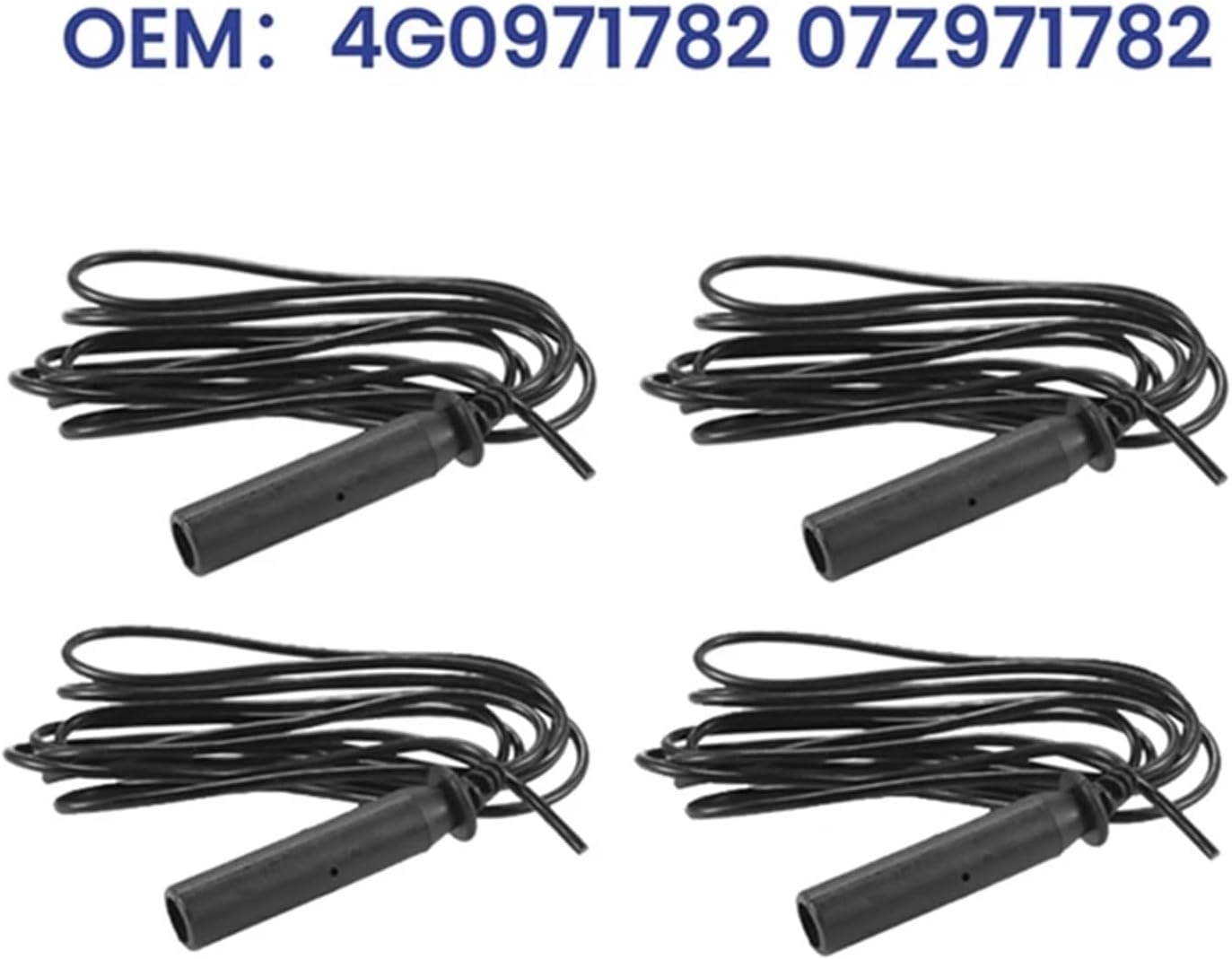 4PCS Engine Glow Plug Wiring Loom Connector 4G0971782 Compatible with VW GOLF Phaeton A1 A4 Skoda Seat 07Z971782 4G0-971-782