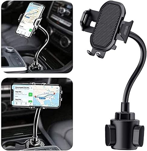 Soporte de teléfono para automóvil, soporte flexible de cuello de cisne para teléfono, soporte ajustable compatible con iPhone 13 Pro Max 12 Pro 11