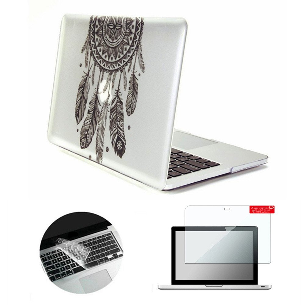 Se7enline Compatible with 13.6 MacBook Air Case M2 M3/M4 2022-2025 for Mac Air 13.6-inch A2681/A3113/A3240 Laptop Hard Shell Case with Keyboard Protective Cover & Trackpad Protector, Colorful Floret — view 79