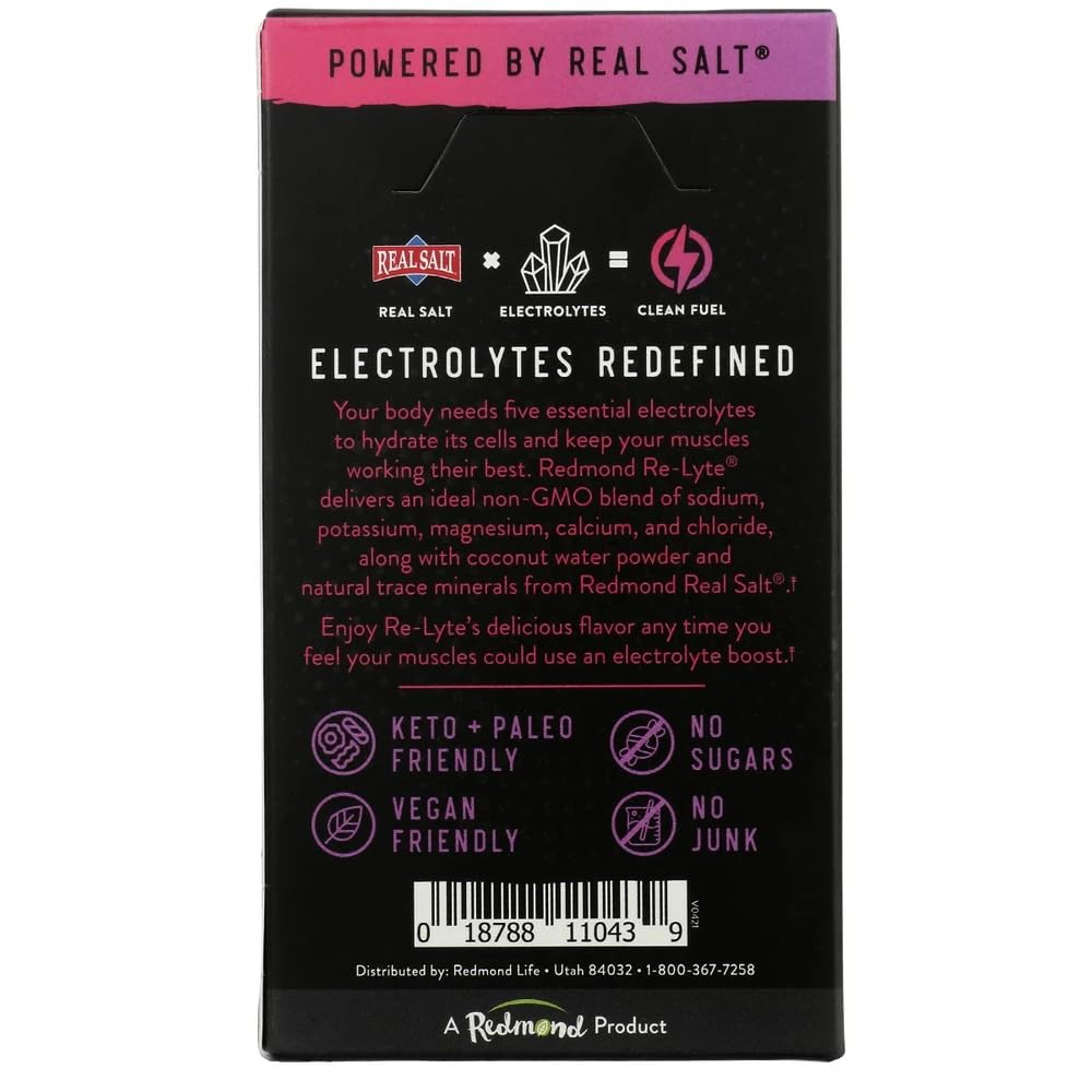 RELYTE Re-Lyte Electrolyte Drink Mix Mixed Berry 15 Servings Packets 3.44 oz thumbnail 5