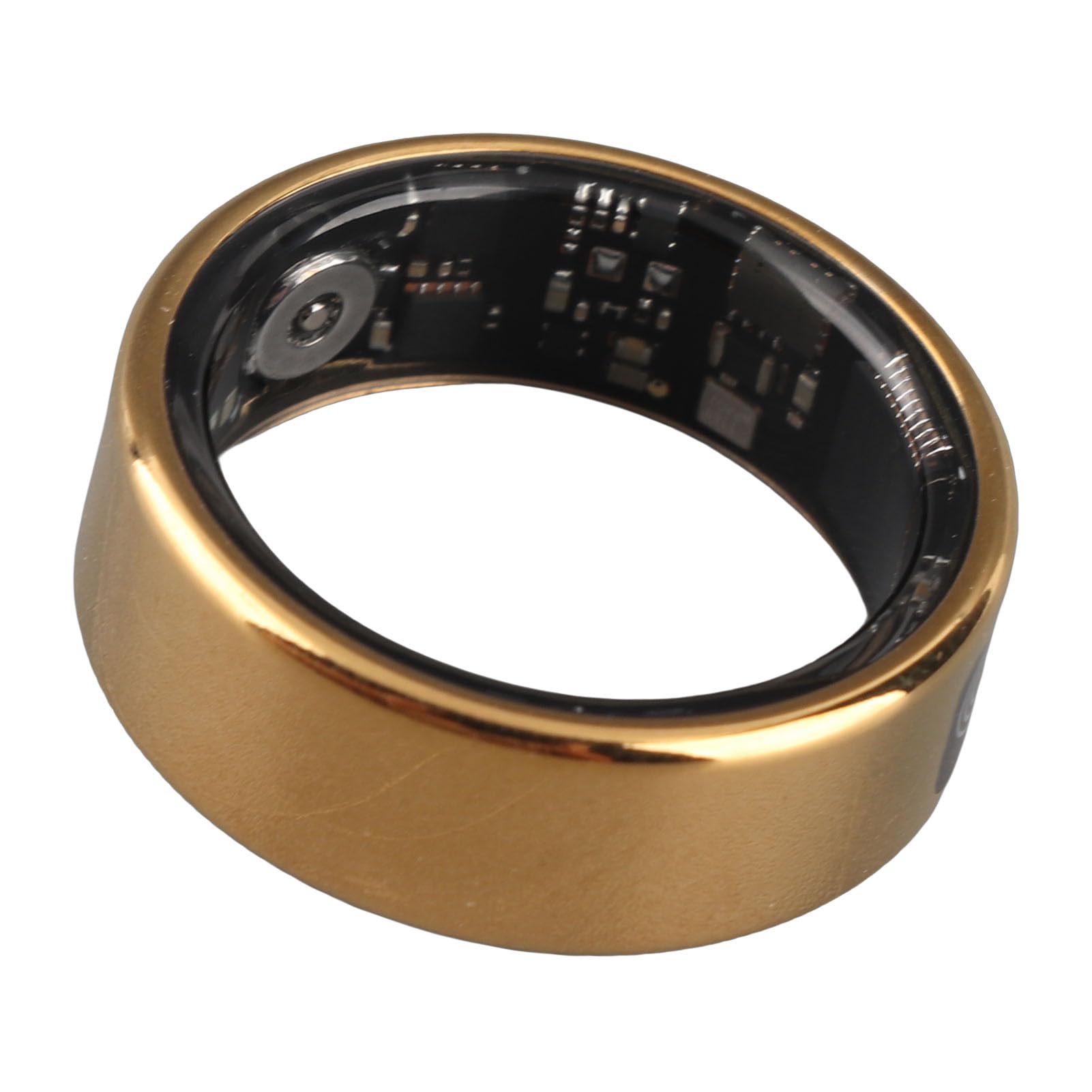 Bague intelligente avec étui de charge, écran tactile, connectivité IP68, compteur de pas, plusieurs modes sportifs, traqueur de fitness quotidien, en acier inoxydable (#9)