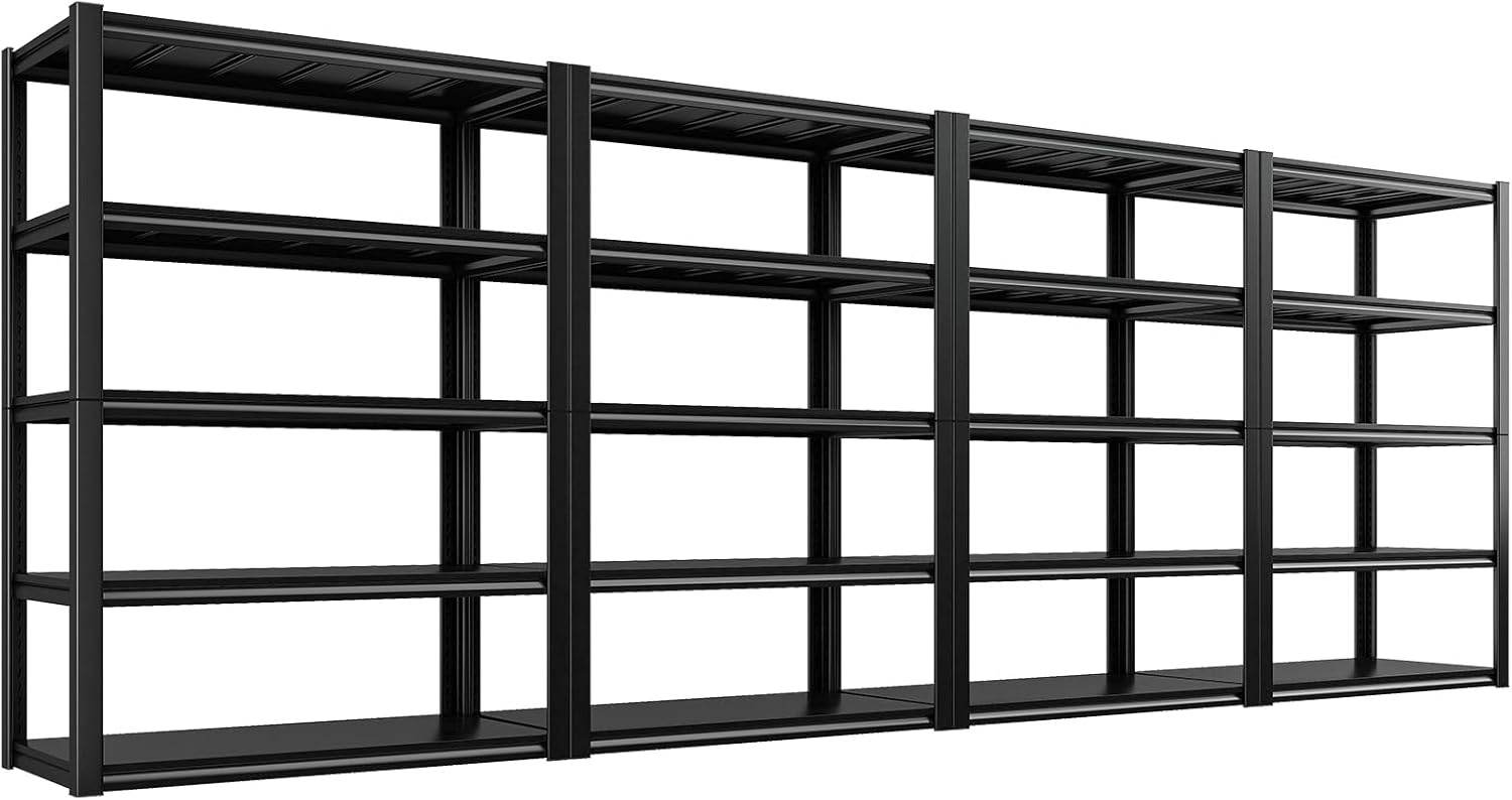 REIBII 48" Wide Garage Storage Shelving Heavy Duty 72" H
