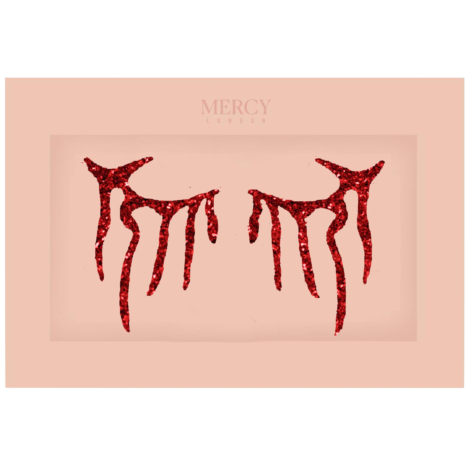 Blood Tears Face Jewels by Mercy London Vampire Costume Accessories Face Gems Jewels All In One Headpiece Stick On