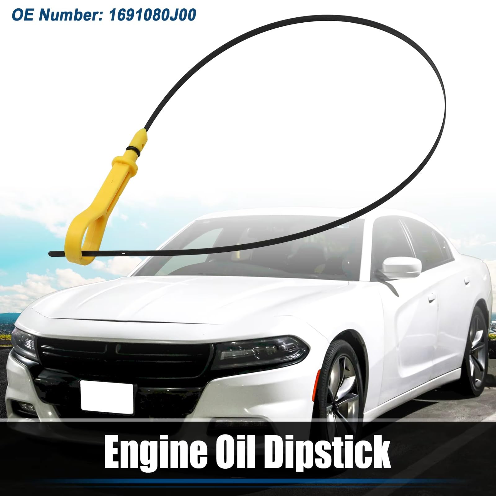 Asta di Livello Olio Motore per Suzuki SX4 Base Sport 2.0L L4 - Benzina 2007 2008 2009 Asta di Livello Olio Motore Auto 1691080J00