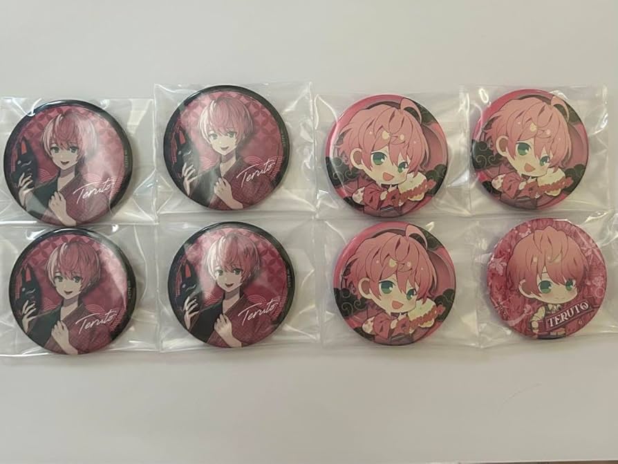 knightA てるとくん 缶バッジセット