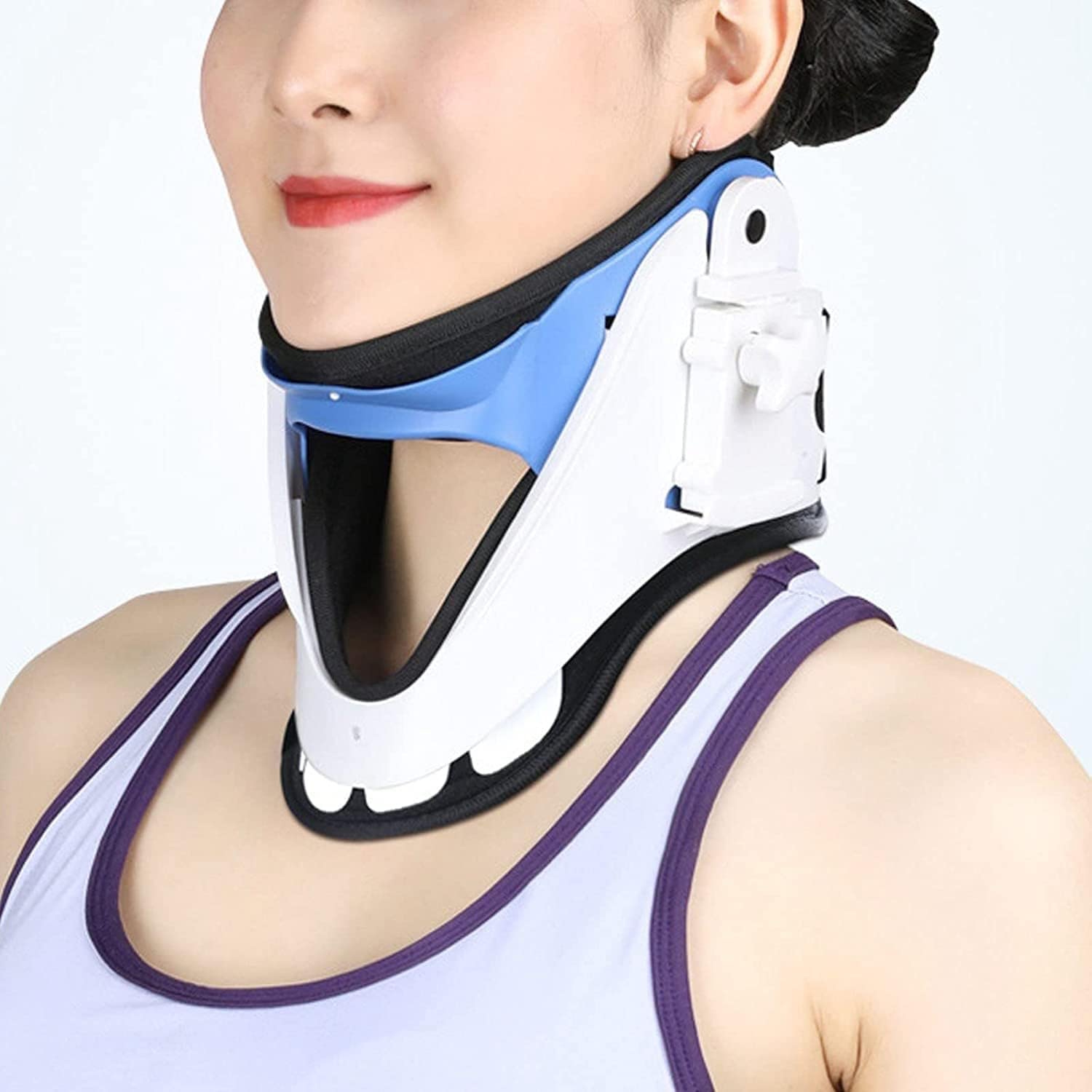 Il Supporto Rigido for Il Collo ad elevazione Regolabile allevia Il Dolore e la Pressione sulla Colonna vertebrale, immobilizzatore for Vertebre, Dispositivo for alleviare Il Dolore al Collo
