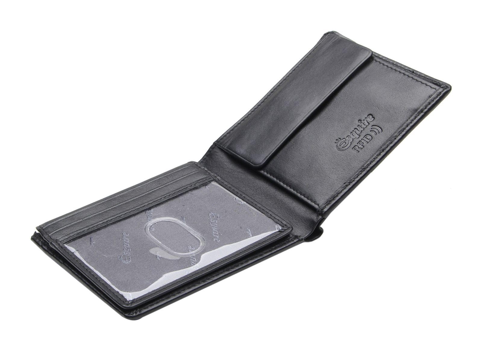 Esquire Compact Geldbörse Leder 9 cm