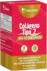 Colágeno Tipo 2 Não Desnaturado. 40mg por Cápsula. (1 und. 60 cápsulas)
