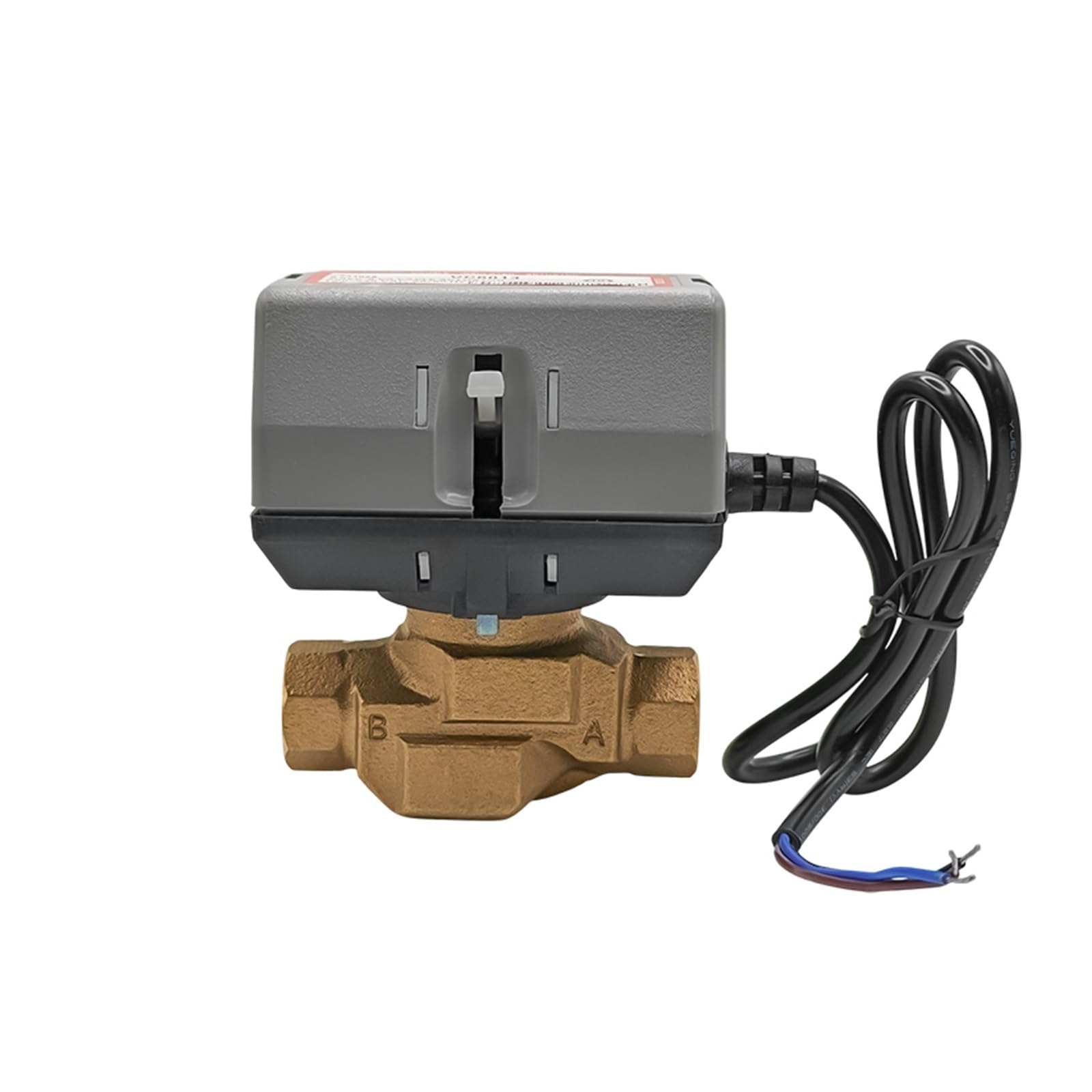 Elektromagnetyczny 1/2" 3/4" 1" Zmotoryzowany dwukierunkowy zawór trójdrożny Mosiądz VC6013/4013 DN15 DN20 DN25 Klimakonwektor HVAC AC220V Zawór