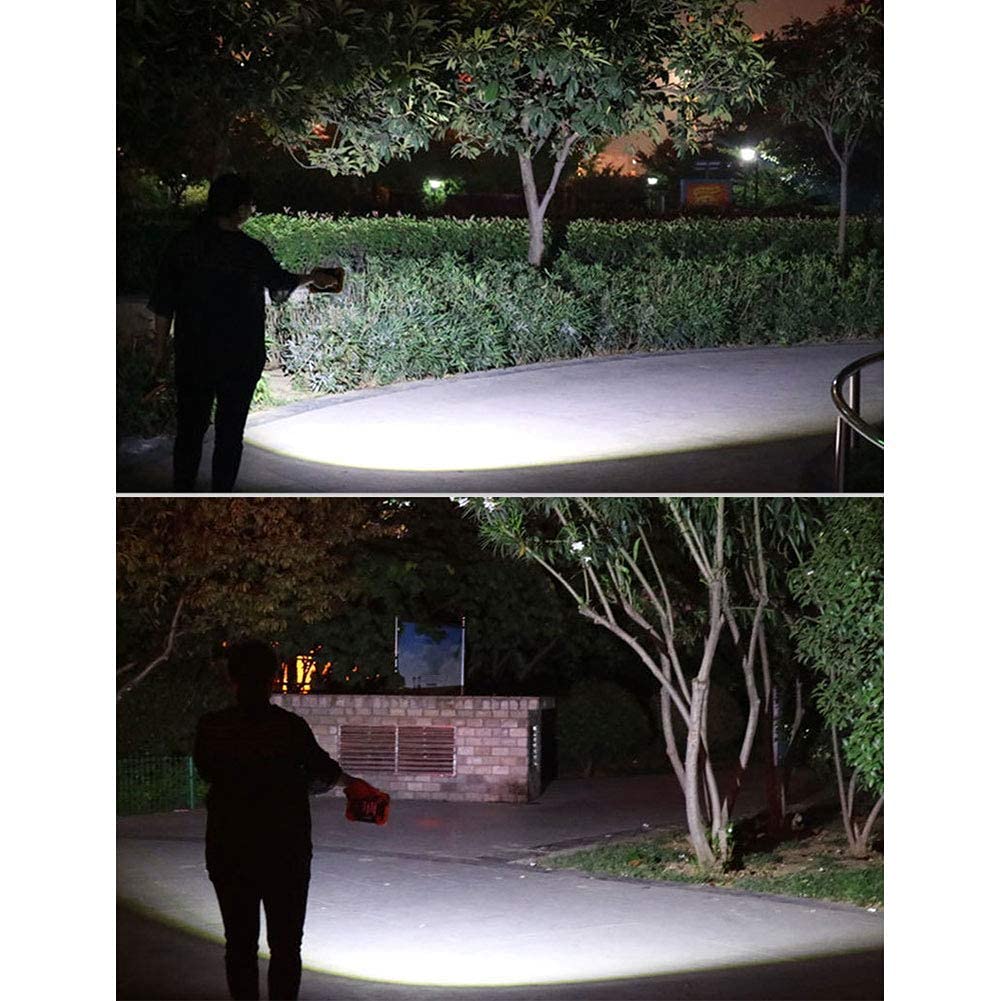Proiettore Ricaricabile da Esterno, 30W LED Ricaricabile Lampada da Lavoro Proiettore da Esterno Luci da Campeggio con USB Impermeabile per Campeggio all'aperto Viaggi Pesca Luci di Sicurezza