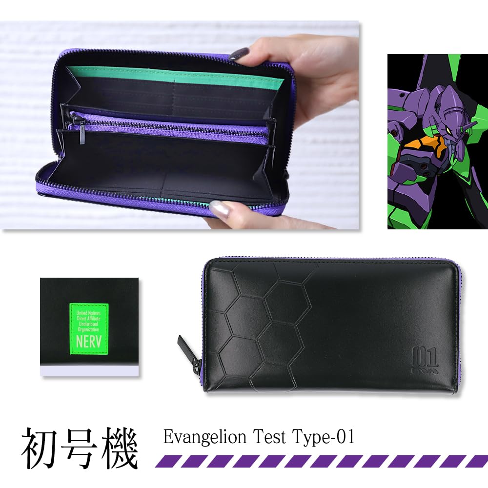 エヴァンゲリオン 韓国 レザー カードウォレット ホワイト Y691 エヴァンゲリオン 韓国 レザー カードウォレット ホワイト Y691