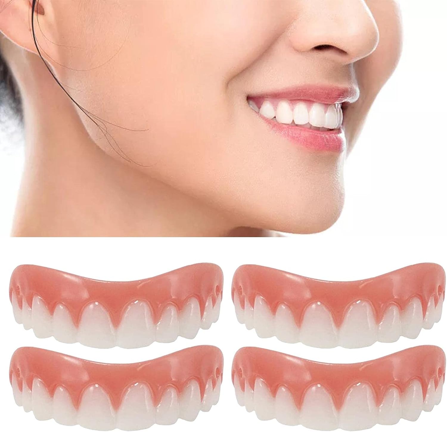 Instant Smiling Comfort Cosmetic, Instant,Bright, Comfortable Upper Veneer,