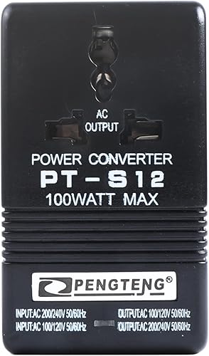 Convertidor de voltaje de 110 voltios a 220 voltios y de 220 voltios a 110 voltios convertidor de voltaje transformador para viajes, camping, casa