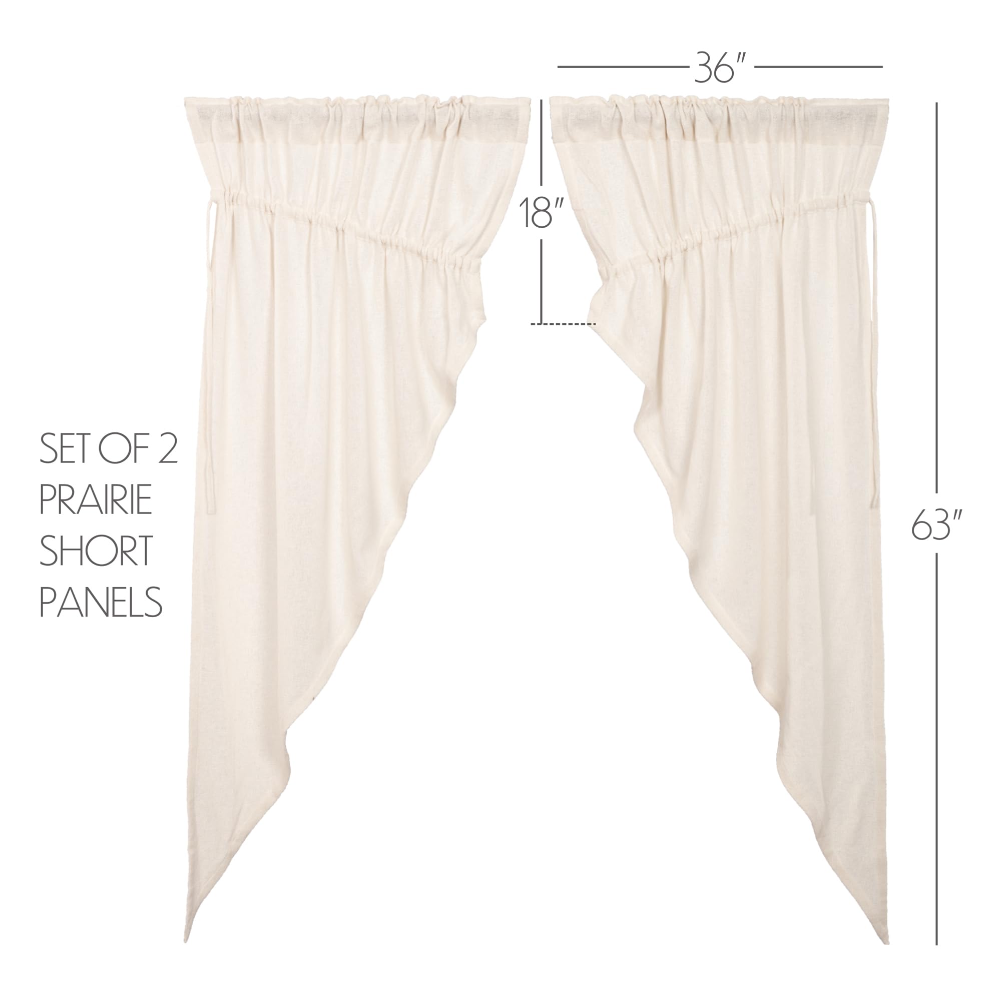 VHC Brands Farmhouse Valance 16x90 – Buffalo Check, Creme/Black, Rod Pocket, Light Filtering Cotton