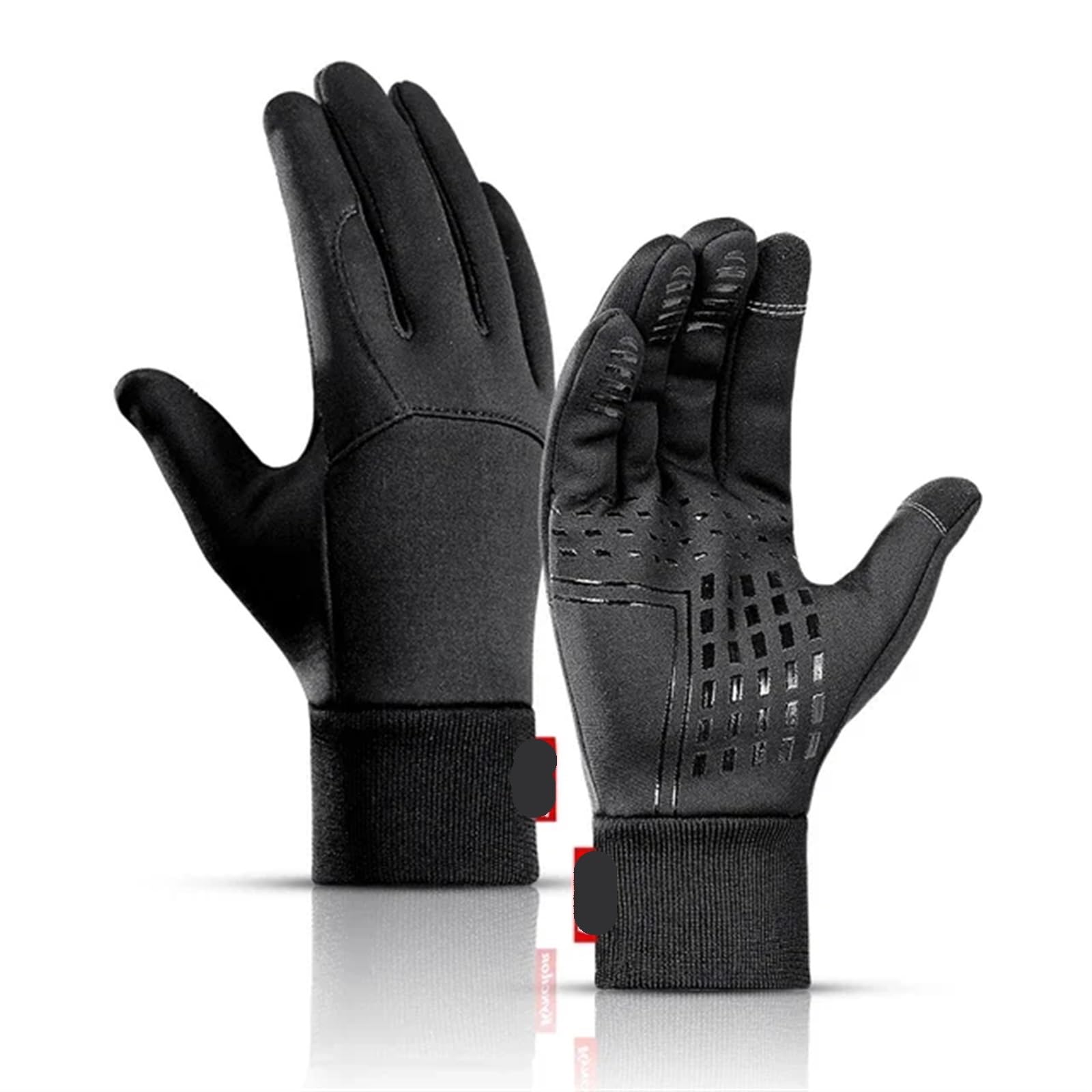 Guantes de Invierno for Hombre y Mujer, Guantes térmicos Lana for Ciclismo, Viento frío, Impermeables, cálidos for Correr al Aire Libre Esquiar para Ciclismo