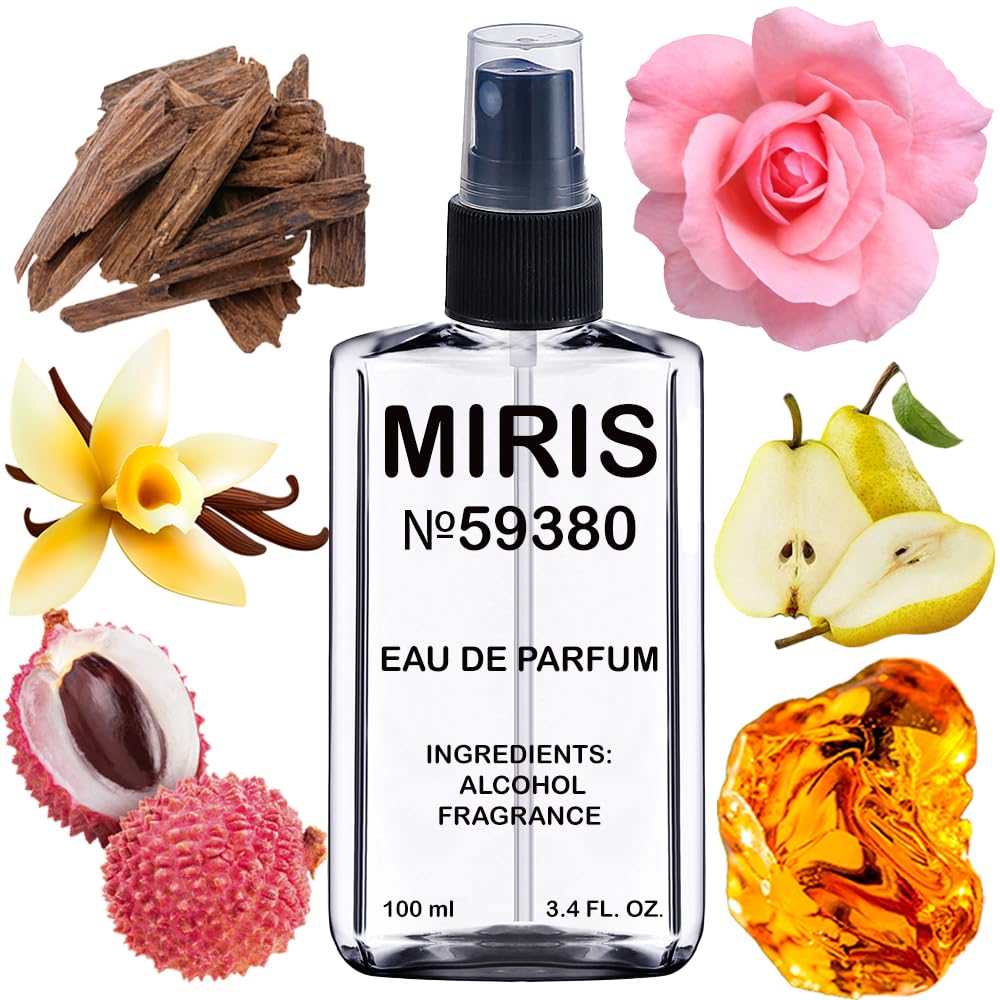 MIRIS No. 59380, Inspired by Delina Exclusif, Long-Lasting Eau de Parfum for Women, Spray 3.4 Fl Oz / 100 ml