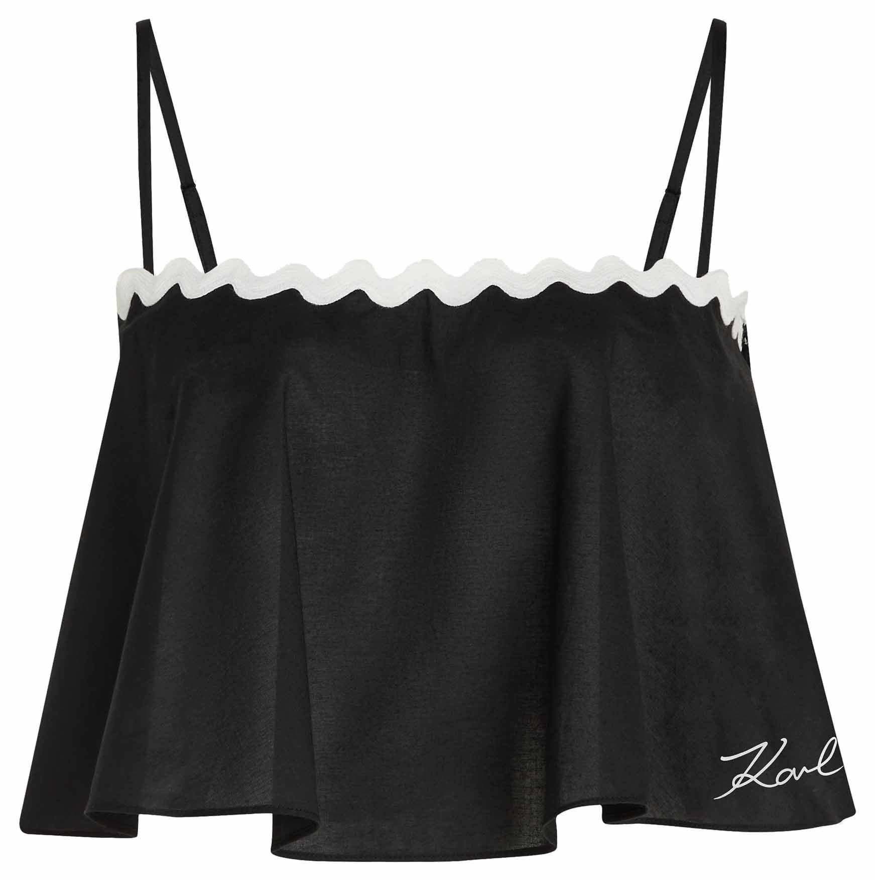 KARL LAGERFELD B.V Stroje kąpielowe Cover Up Kobiety Karl Lagerfeld, Women's, Signature Scallop Beach Top