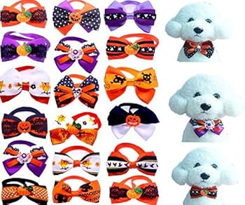 Amazon | ハロウィン専用☆ペットトリミングリボン チョーカー 蝶