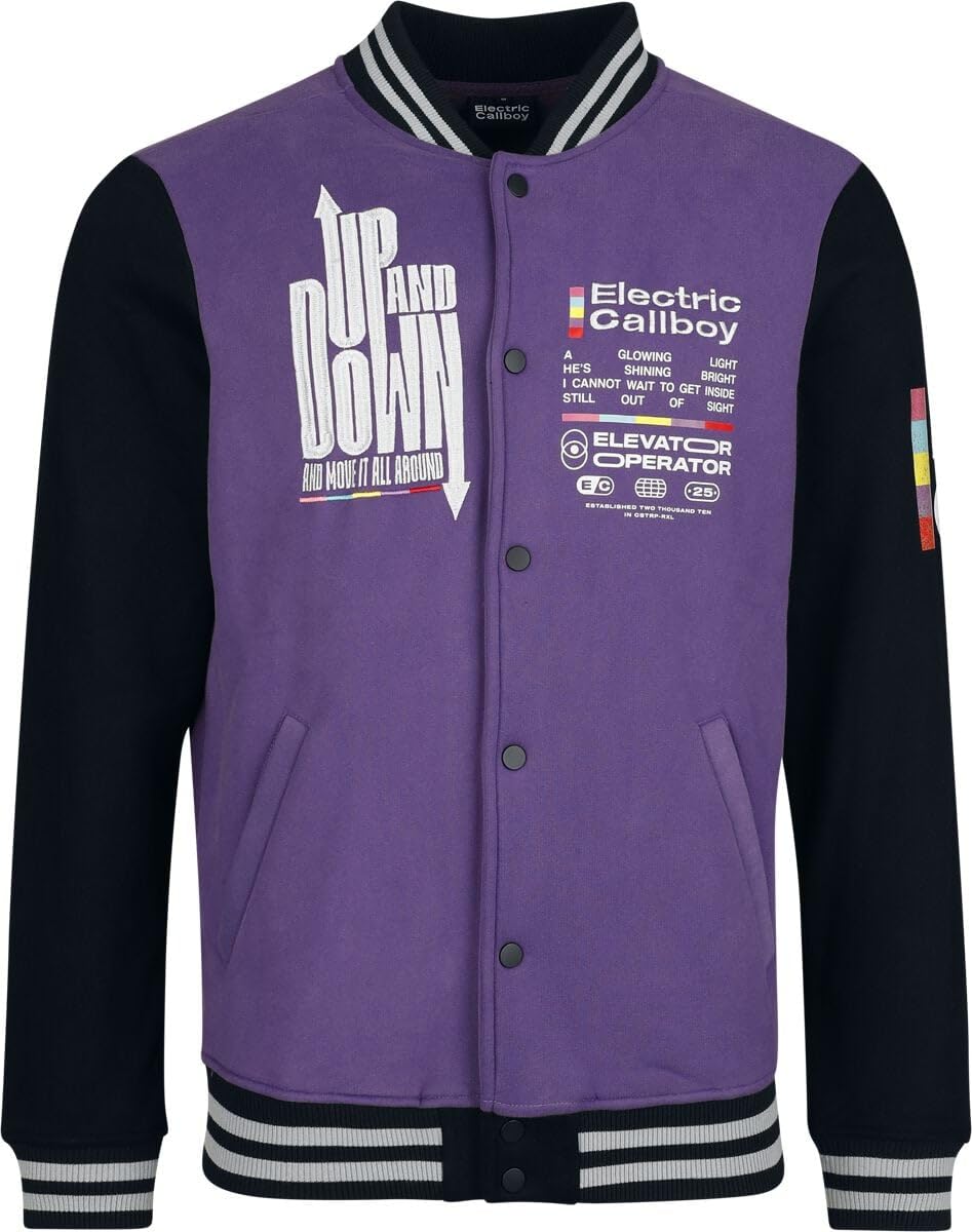 Electric Callboy Up and Down Varsity Jacket Männer Collegejacke multicolor