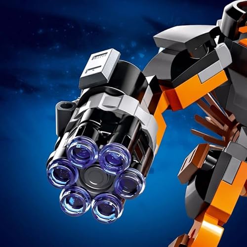 Marvel Armatura Mech Rocket Raccoon, Set Action Figure del Supereroe Guardiani della Galassia, Personaggio Avengers, Idea Regalo per Bambini 76243 - Lego - Immagine 1