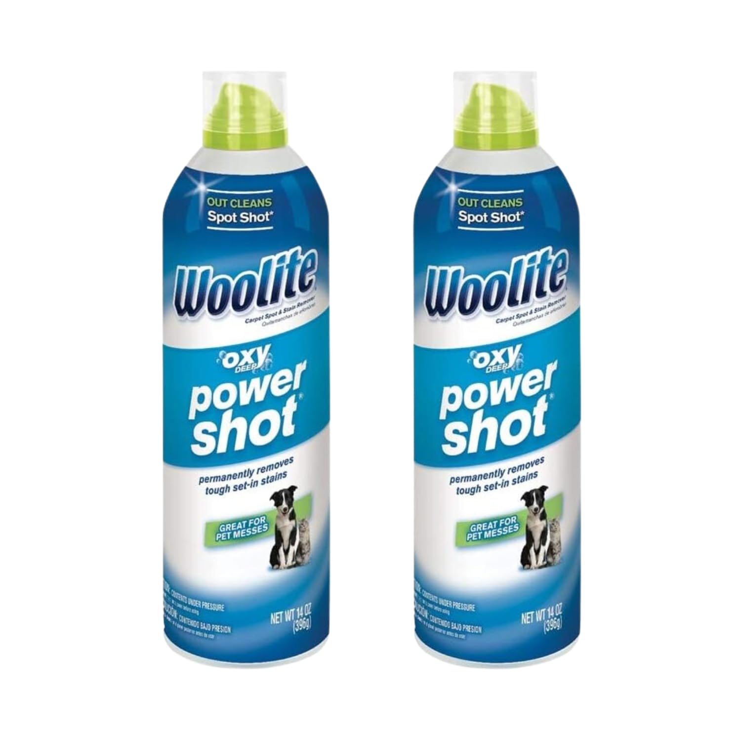Oxy Deep Power Shot Fresh Scent Carpet Cleaner 14 oz. Liquid, Pack of 2