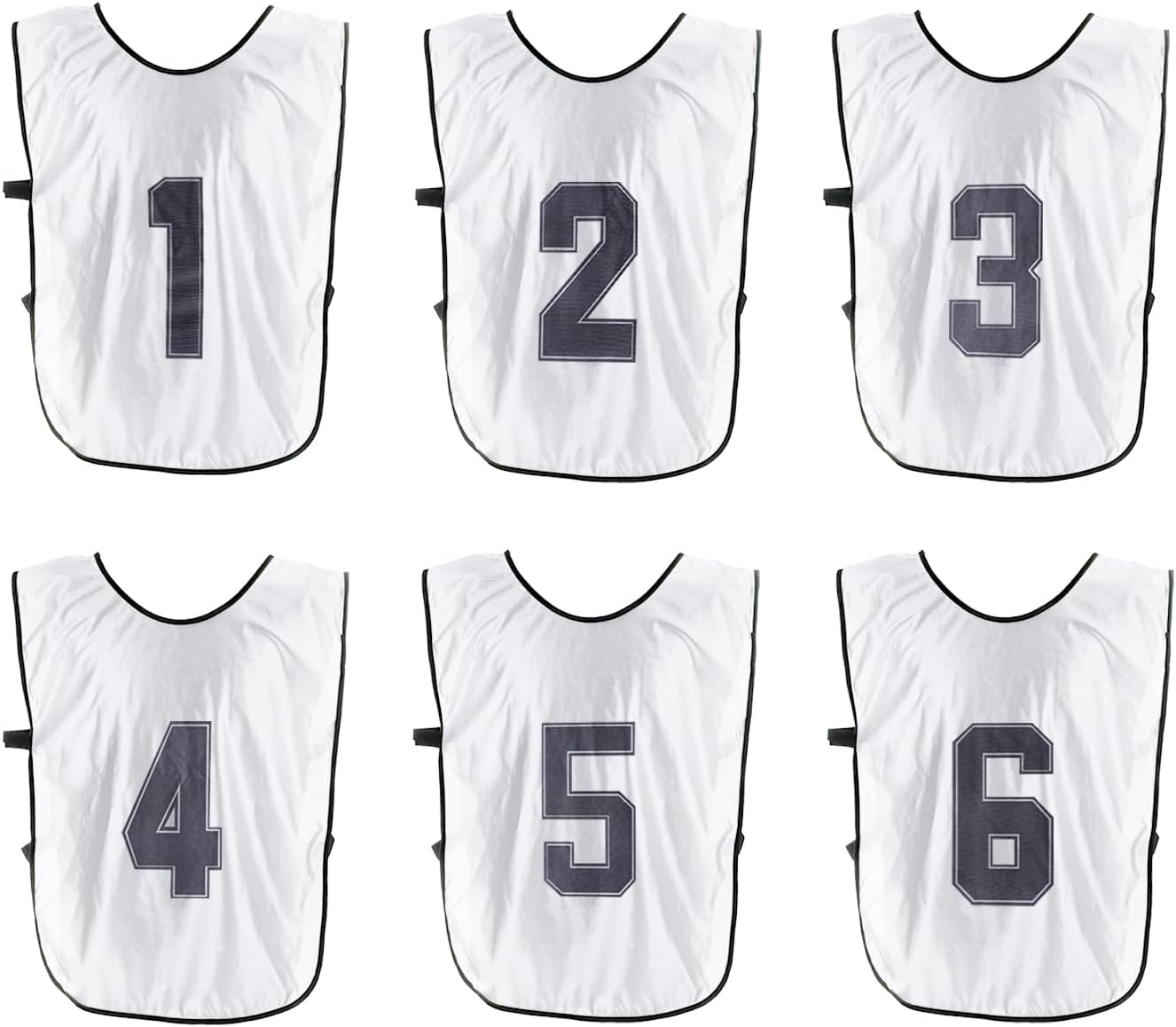 PATIKIL Soccer Training Vest, Team Sports Pinnies Reversible Numbered Soccer Practice Pennies Jerseys Bibs