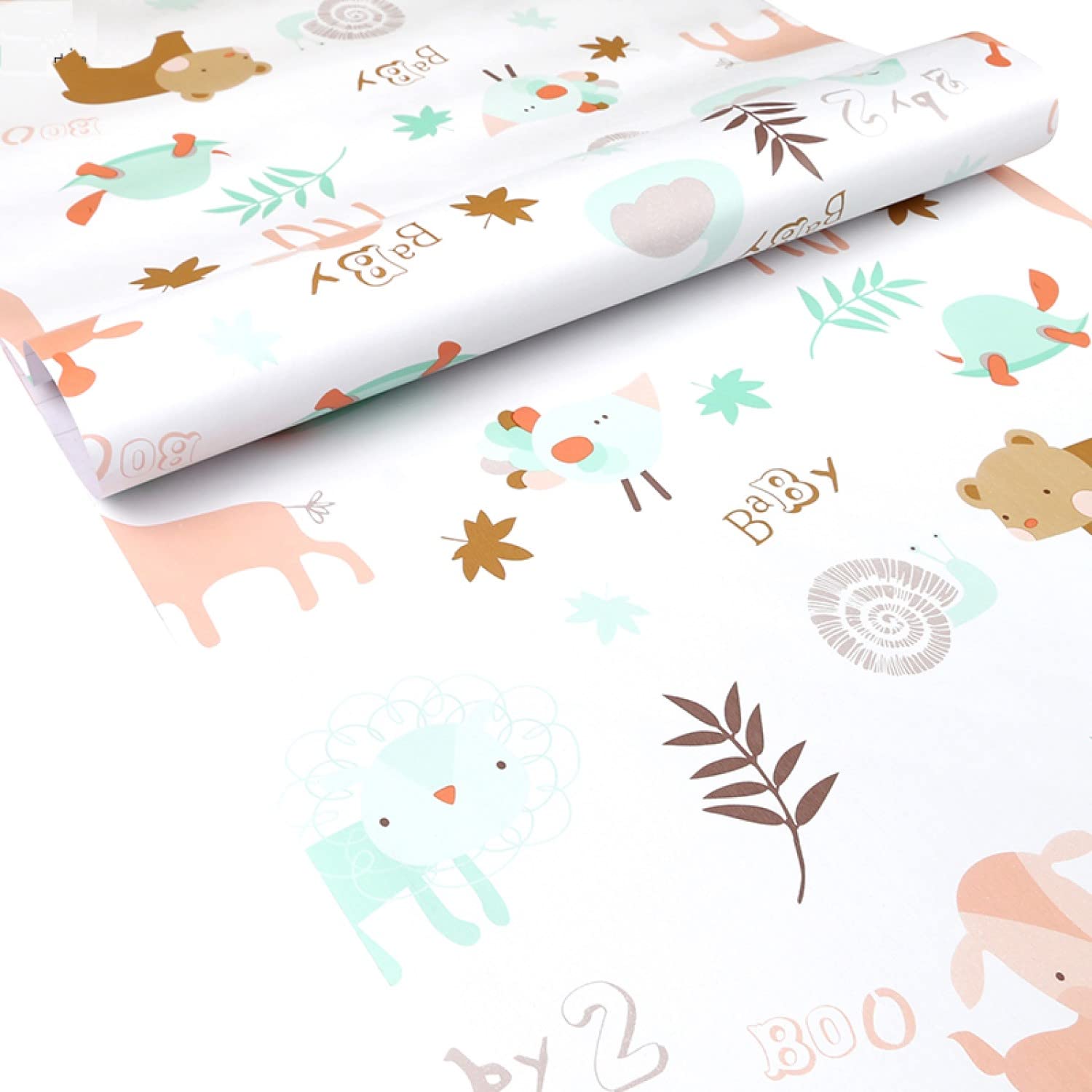JAAMSO ROYALS White Kids Animal Decoarative Self Adhesive Removable Home Décor Wallpaper (200 CM X 45 CM) (B09VCB7SDH) Amazon Price History, Amazon Price Tracker