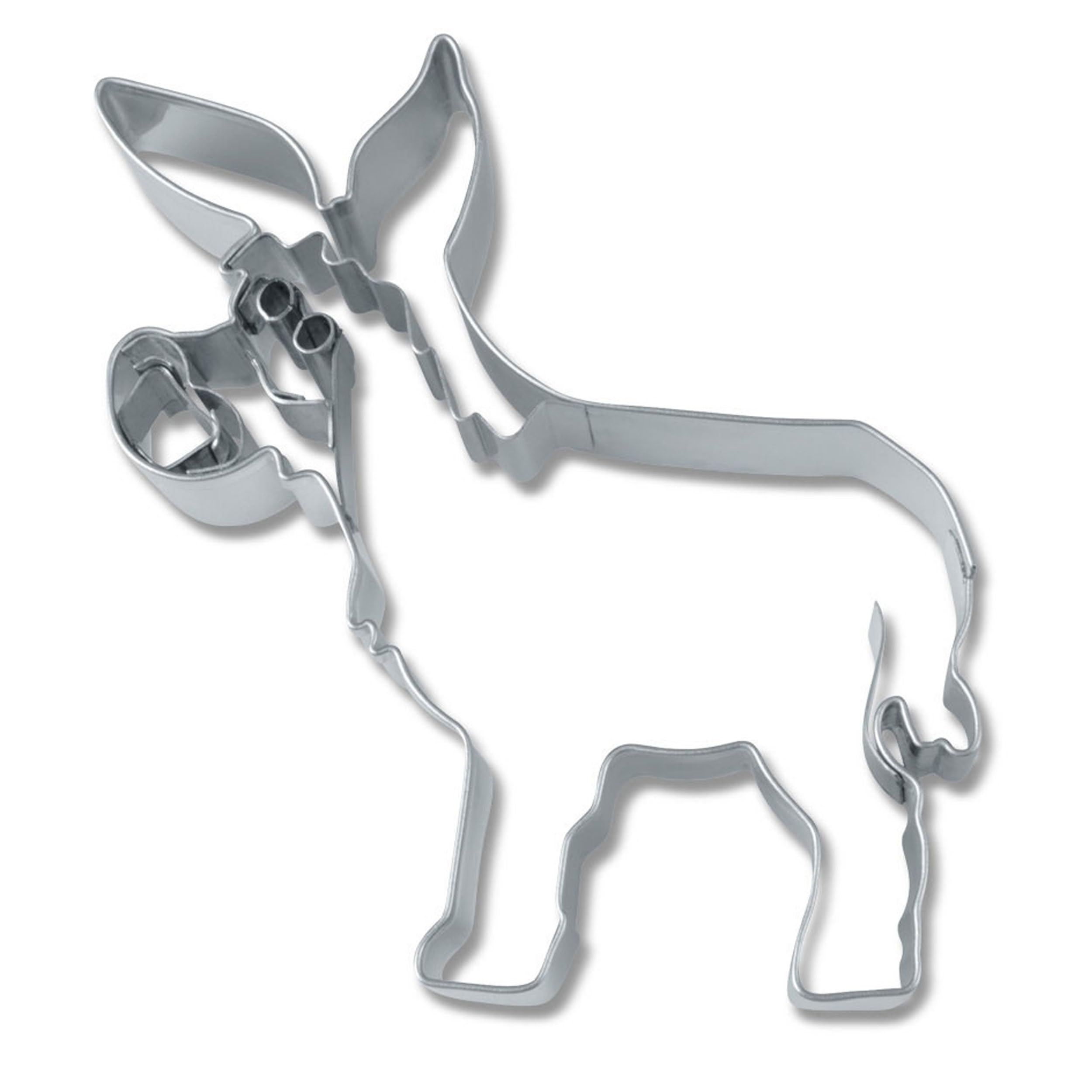 Staedter Donkey Shape Cookie Cutter, Silver