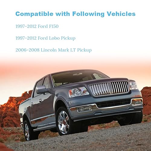 Miniatura 5 de Kit de tornillería de tuerca de montaje de caja de camión compatible con Ford F150 1997-2012, Ford Lobo Pickup 1997-2012, Lincoln Mark LT 2006-2008