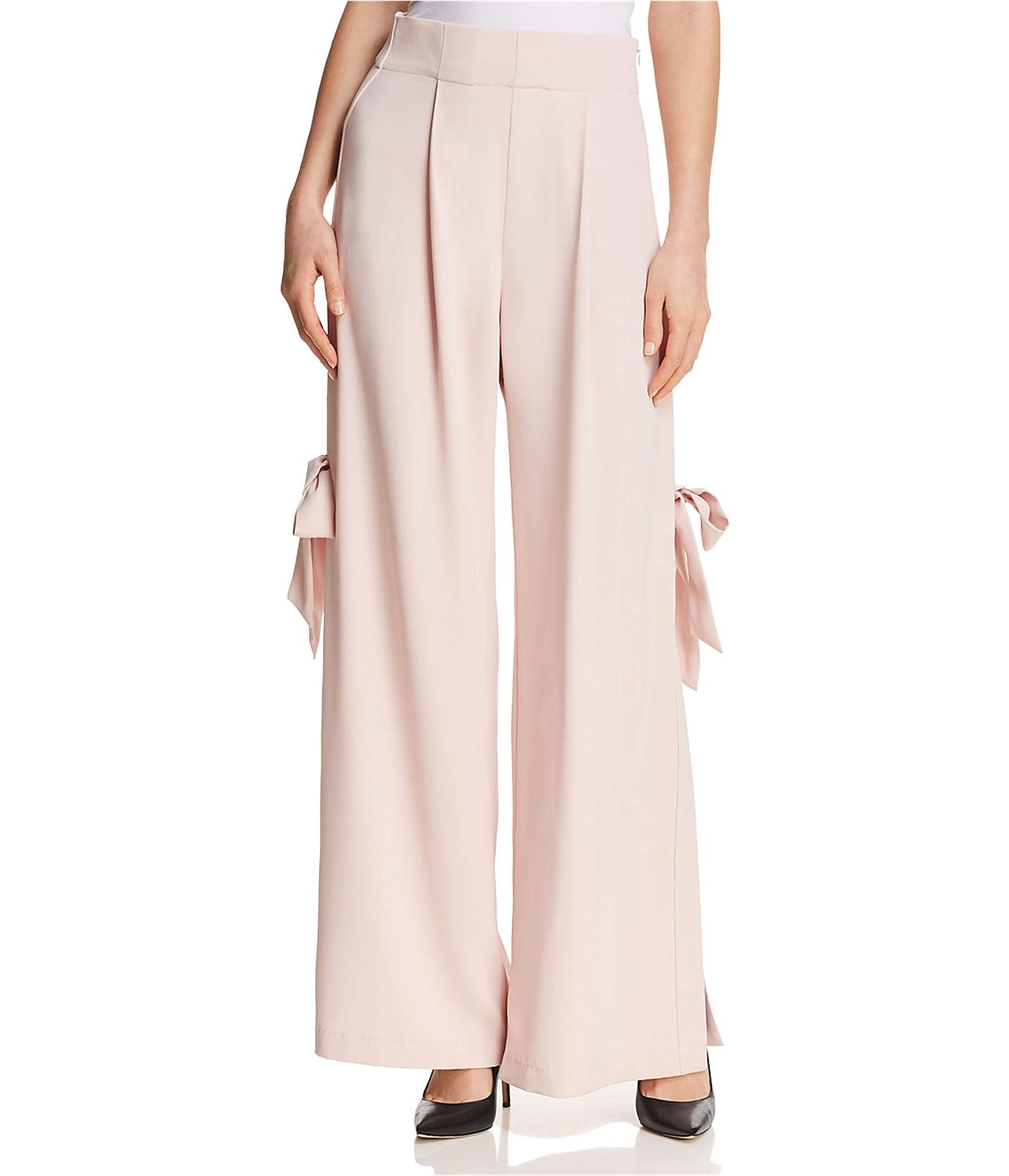 Parker Womens Antonello Casual Wide Leg Pants Pink 2