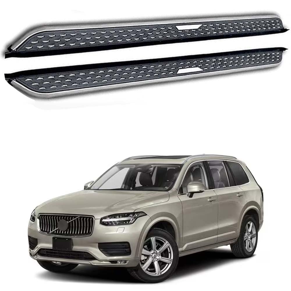 Fixed 2PCS Running Board fits for Volvo XC90 2019-2025 Side Steps Fixed 2PCS Running Board fits for Volvo XC90 2019-2025 Side Steps