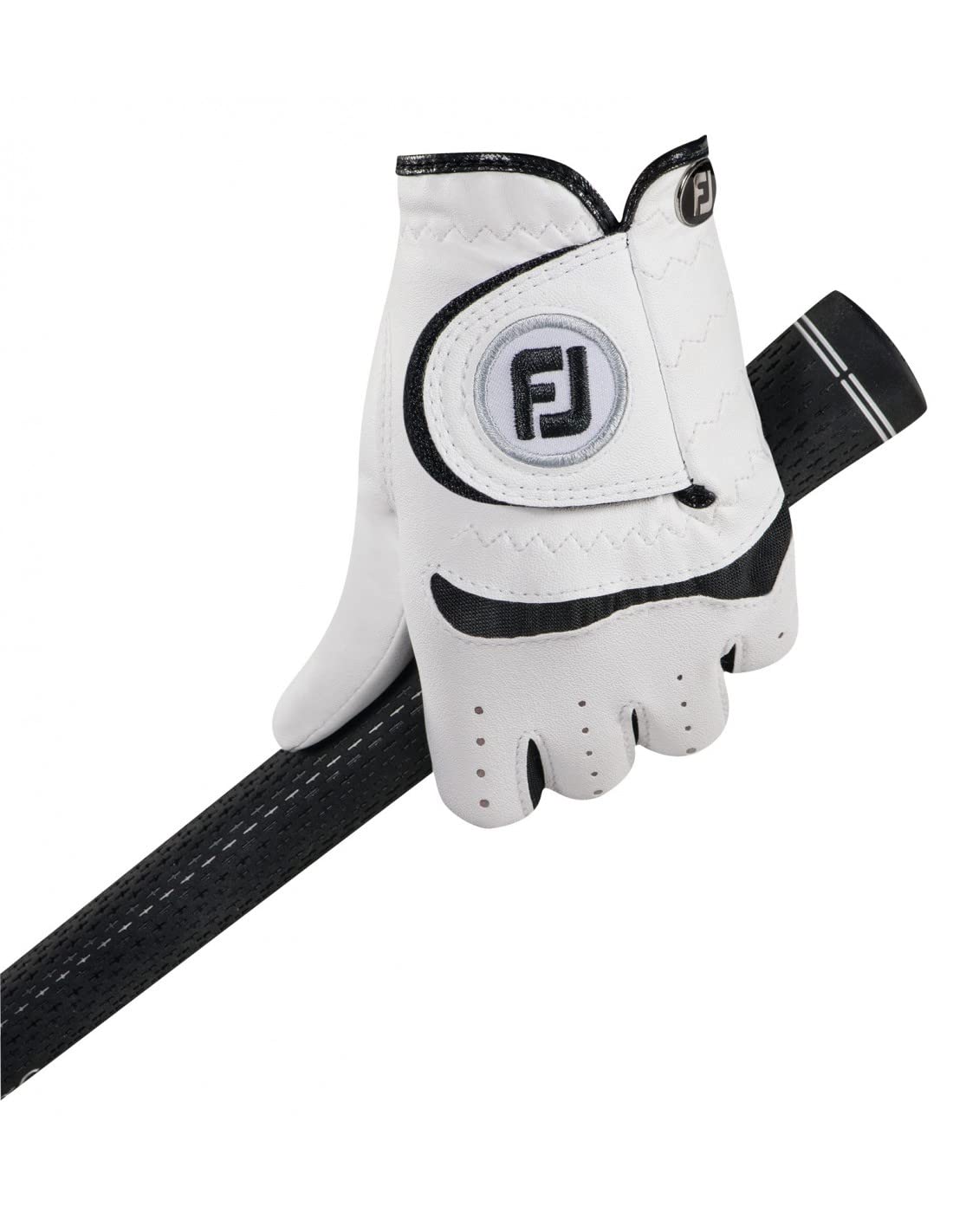 Junior Golf Glove, Pearl/Black