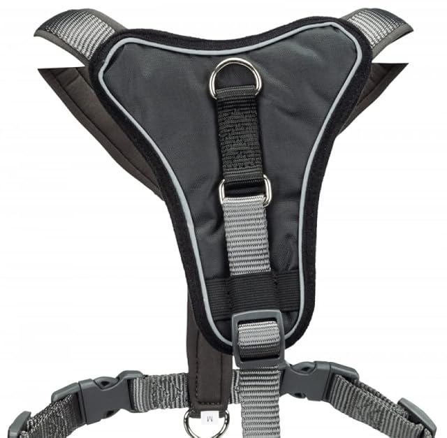 Foto 2 de 3 de Trixie Premium Arnés-Y para Perros, Gris (Graphite), M/L