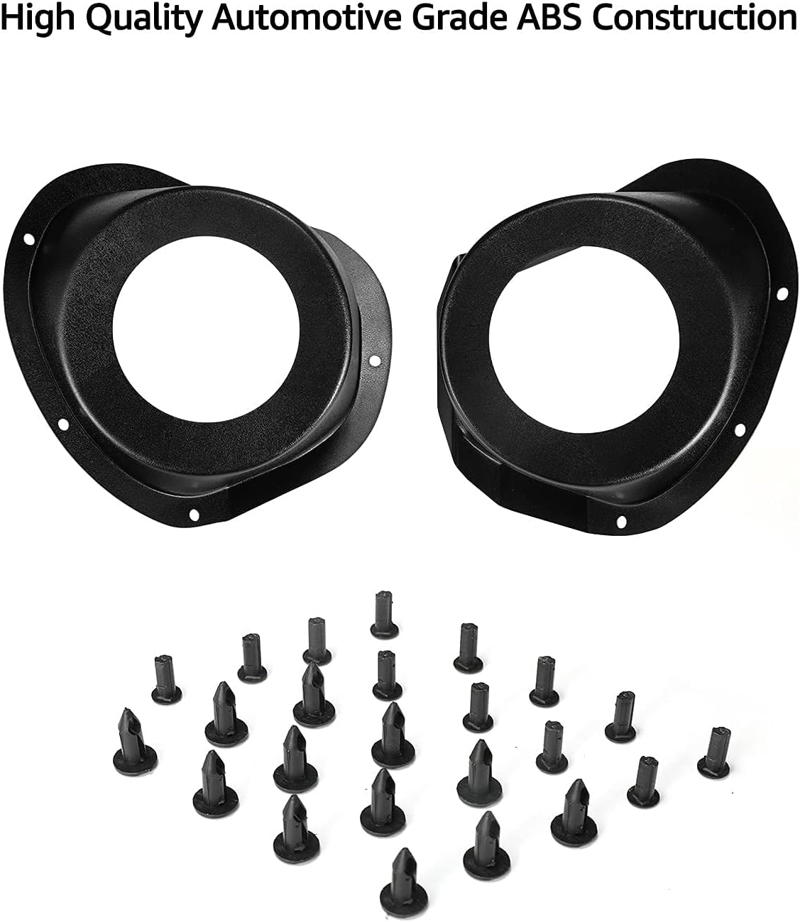 A & UTV PRO Front Kick Pods Under Dash Mount Enclosure for 2016-2024 Polaris General 1000 EPS Accessories, UTV 6.5" inch Speaker Panels, 2PCS