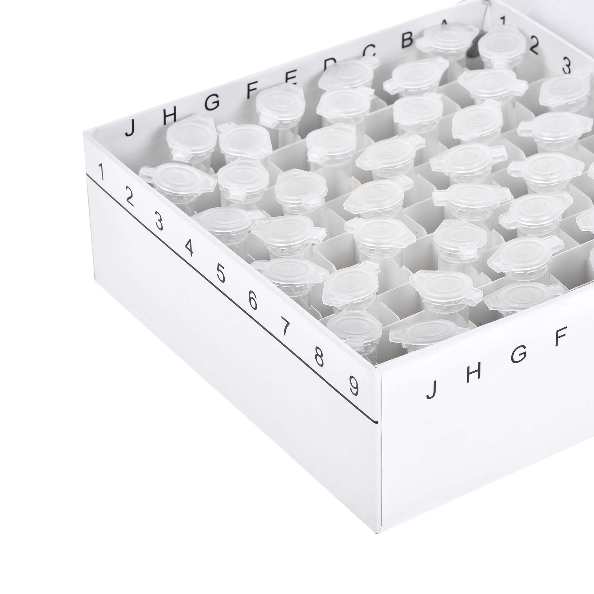 Scatola Portaproveni In Plastica Per Microcentrifuga - Tubi Da 0,2 A 2 Ml, Per Congelatore E Conservazione