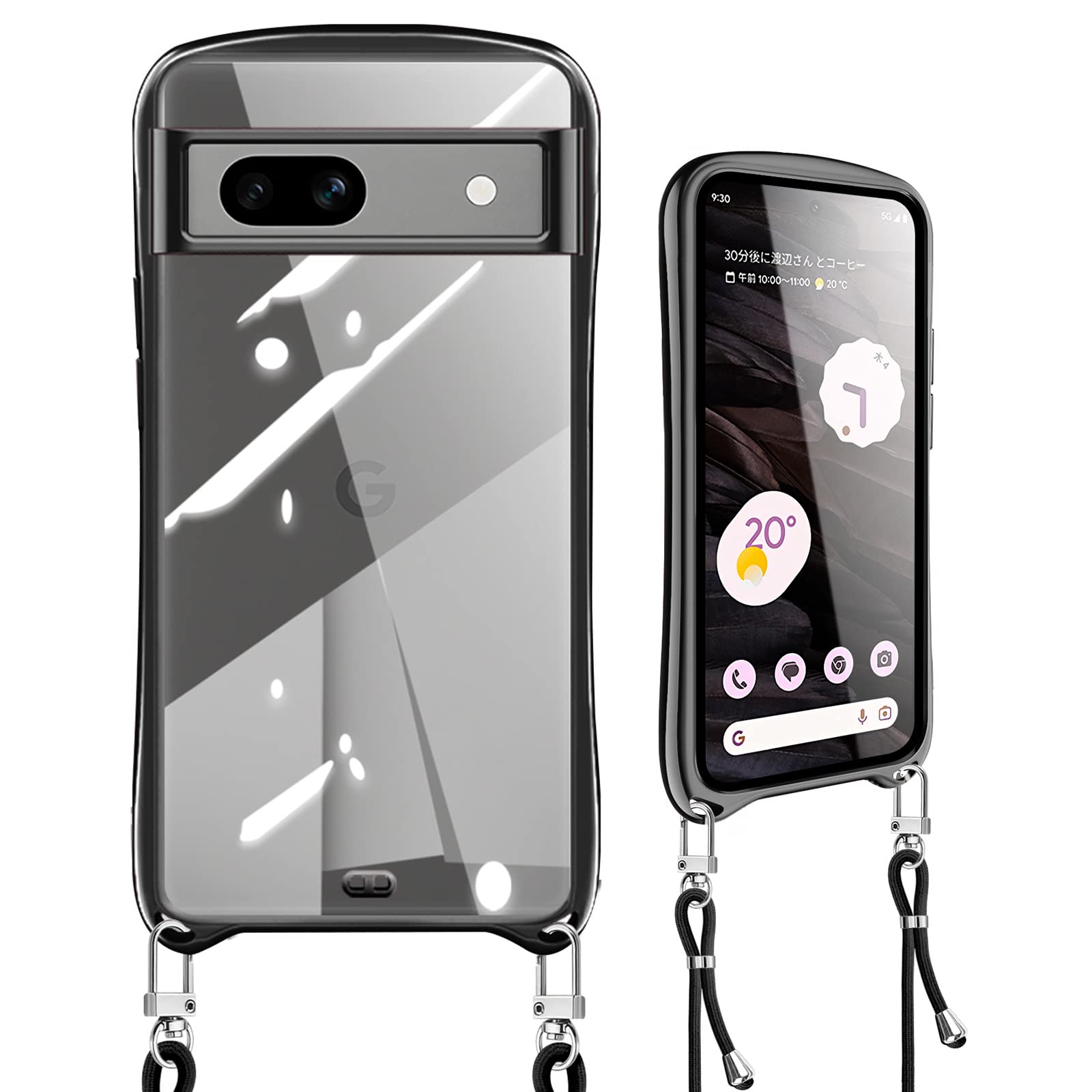 Amazon.co.jp: Google Pixel 7a ケース ショルダー クリア Pixel 7a 