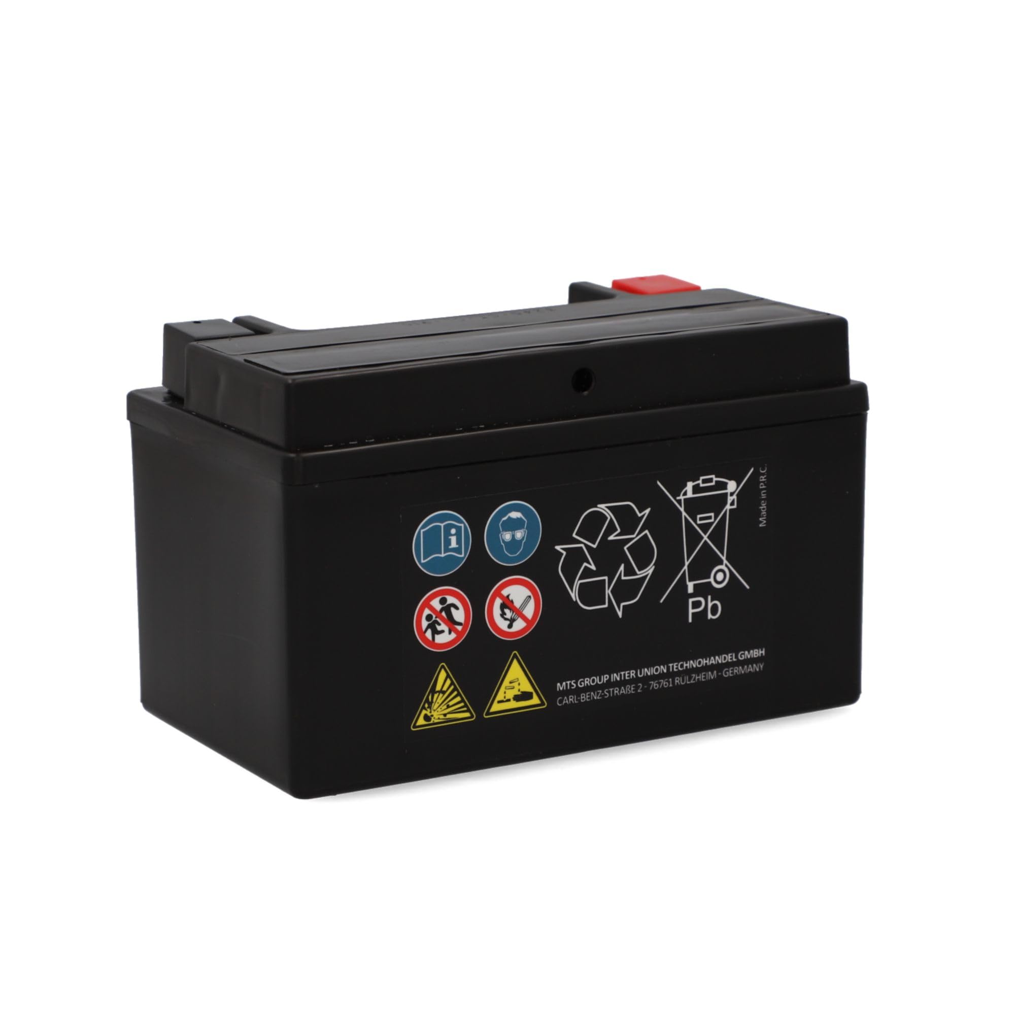 Batería de motocicleta CARTEC YTX7A-BS, 6Ah, 90A, batería de arranque de motocicleta con tecnología de gel, calidad OEM, ciclo profundo, almacenable, sin mantenimiento