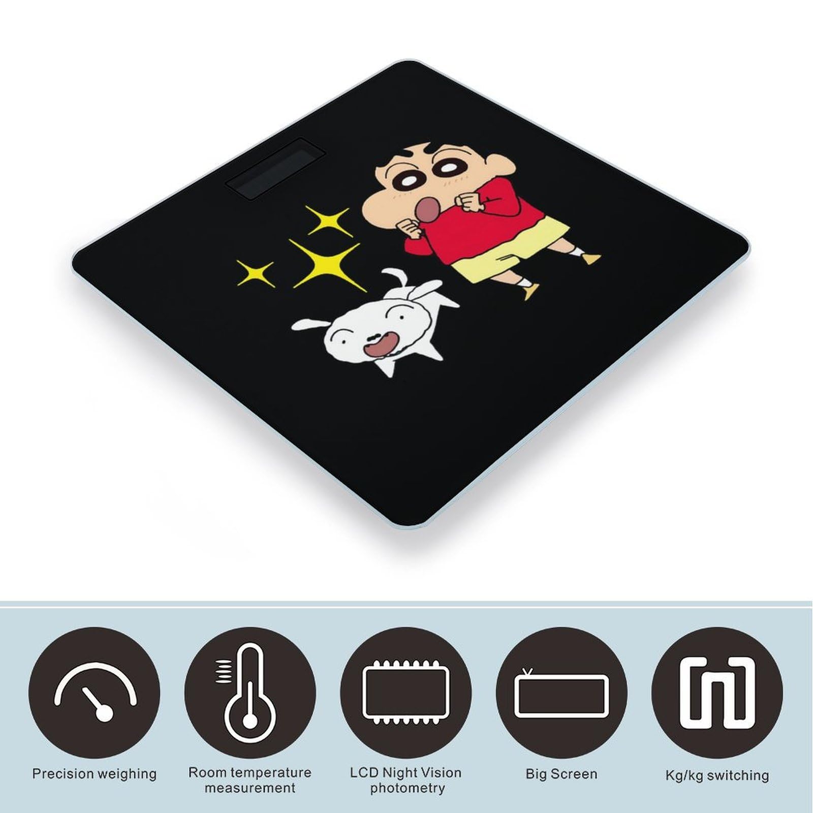 クレヨンしんちゃん　LCD　電子体重計 クレヨンしんちゃん LCD 電子体重計