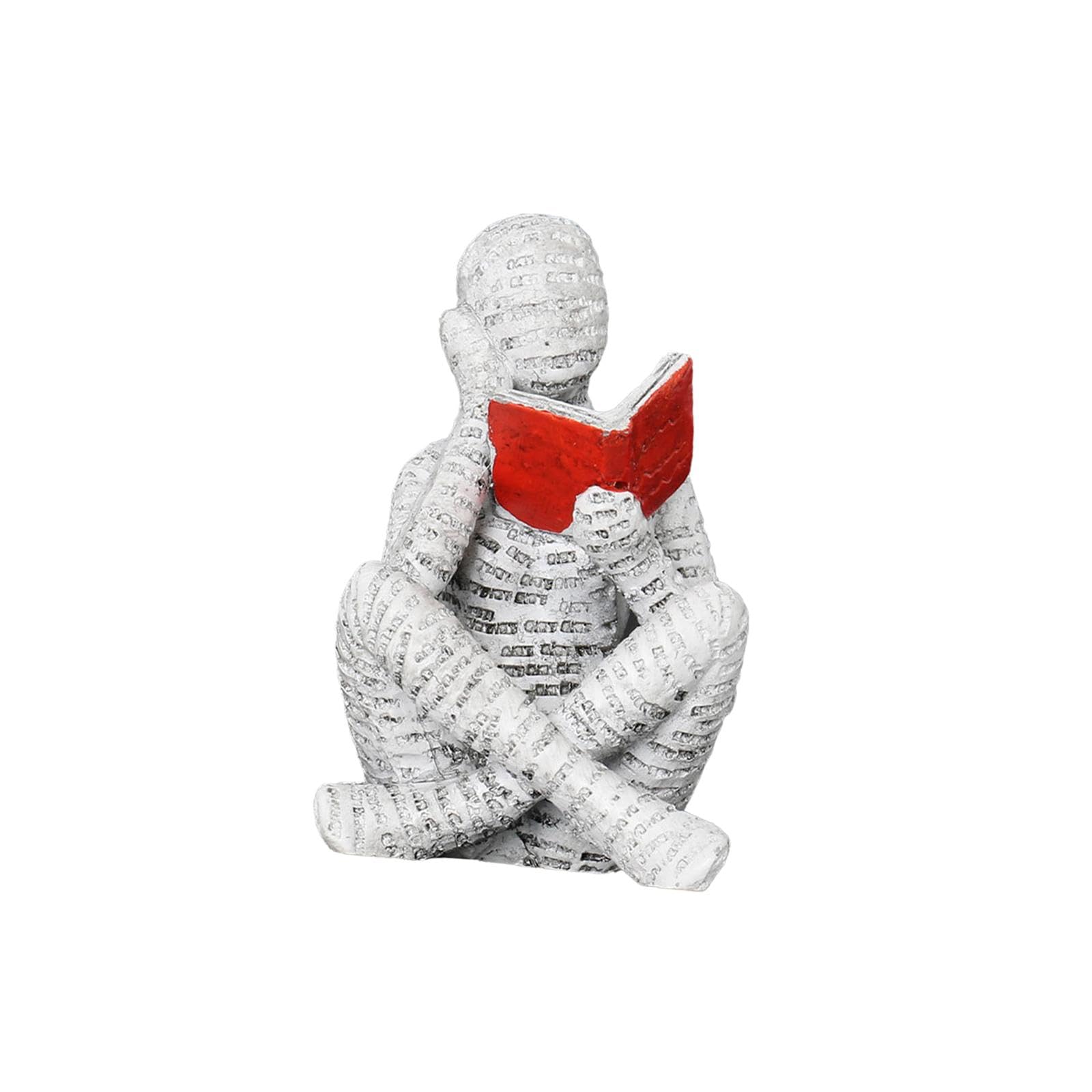 CALANDIS® Reading Women Figurine Resin Abstract Sculpture for Entrance Shelf Bookshelf Style B | Figurines | Home D?©cor-picture-29
